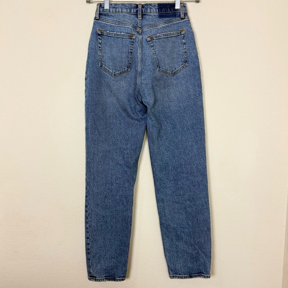 Abercrombie & Fitch Curve Love The Dad High Rise Jean Button Fly Crossover Waist - Picture 6 of 13